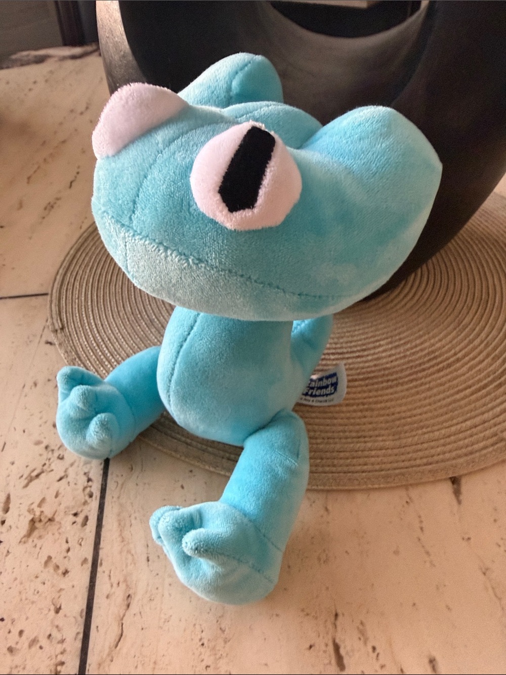 Rainbow Friends Blue 8" Plush Stuffed Character named Cyan